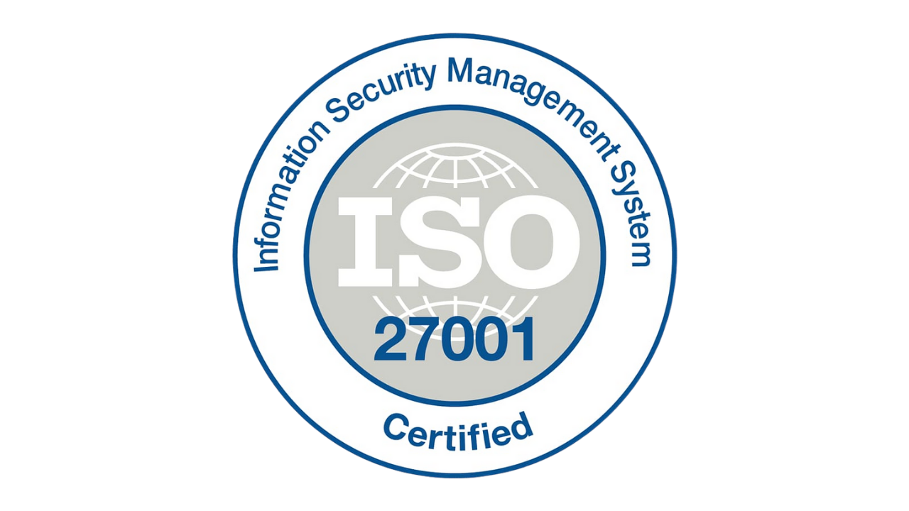 ISO 27001 Certified